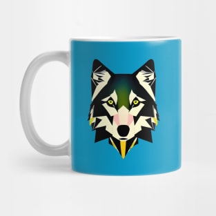 Yellow Eyed Wolf Mug